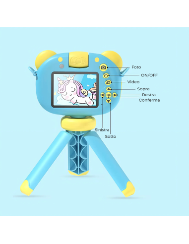 Macchina Fotografica Digitale per Bambini con...