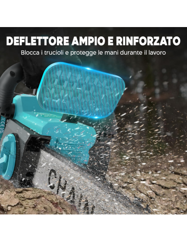 Motosega a Batteria 3980W Lama da 12" Pollici...