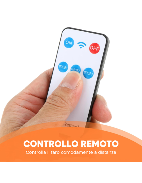 Mini Faro con Pannello Solare da 128 LED con Sensore di Movimento e Telecomando
