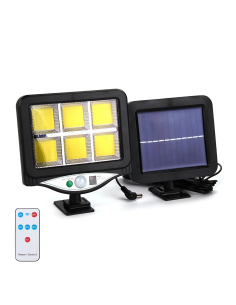 Mini Faro con Pannello Solare da 128 LED con Sensore di...