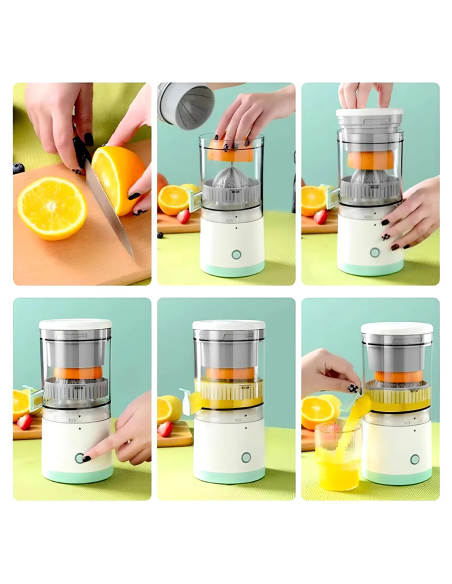 Spremiagrumi Elettrico Ricaricabile USB Wireless Estrattore di Succo Portatile