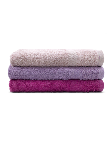 Set Asciugamani da Bagno 3 Viso + Ospite Tinta...