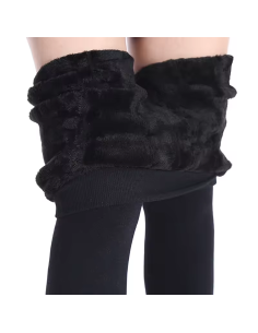 Pack 3 Leggings Calzamaglia Coprenti Neri 380 Den Interno... 2