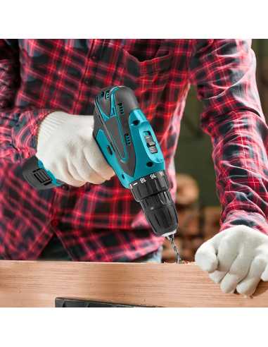 Trapano Avvitatore a Batteria 12V con Doppia...