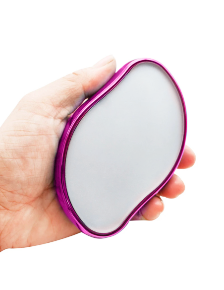 Epilatore Cristallo Indolore Viso e Corpo Esfoliante Riutilizzabile in Pietra