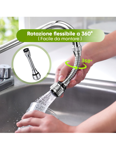 Rompigetto Flessibile Miscelatore Rubinetto da...