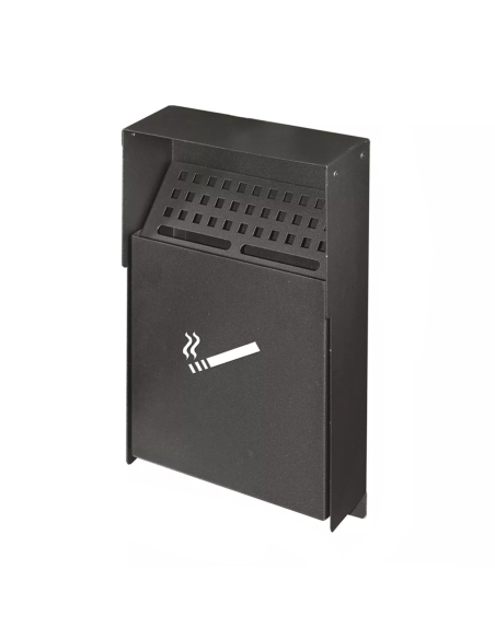 Spegni Sigarette da Parete Iron Grey Art. 810.B 24x8x34 cm Posacenere a Muro