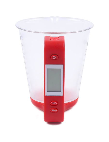 Caraffa con bilancia digitale pesa ingredienti con display lcd