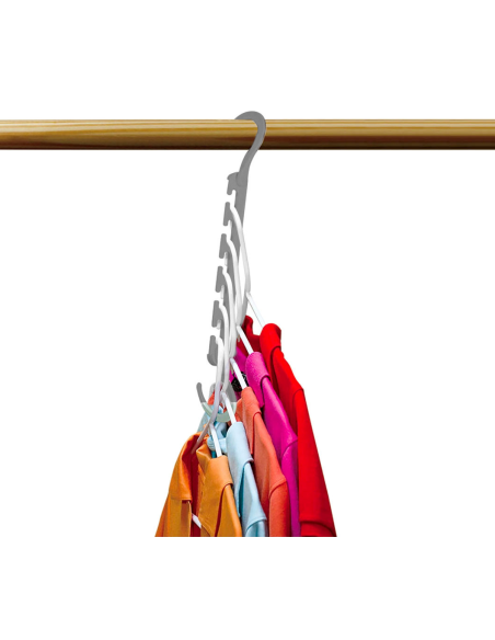 Pack da 10 Supporti grucce Magic Hanger 850826 organizer per vestiti salvaspazio