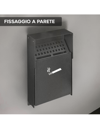 Spegni Sigarette da Parete Iron Grey Art. 810.B...