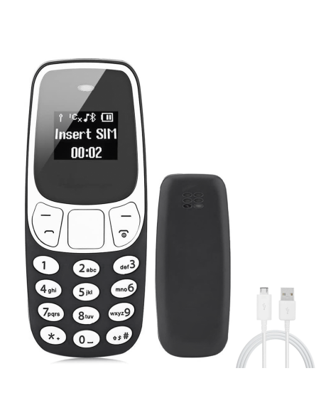 Mini Telefono Cellulare Tascabile Dual SIM GSM Wireless Ingresso SD Card e MP3