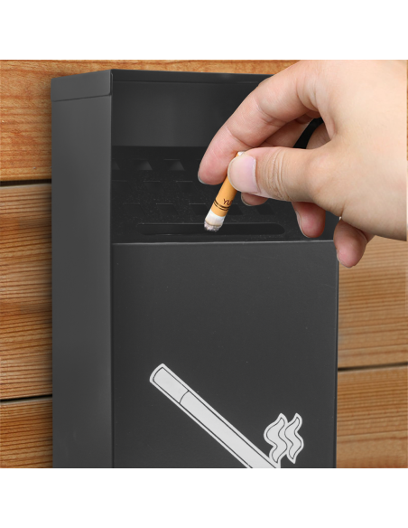 Spegni sigarette da parete Iron Grey Art. 810.A 14X8X34 cm posacenere