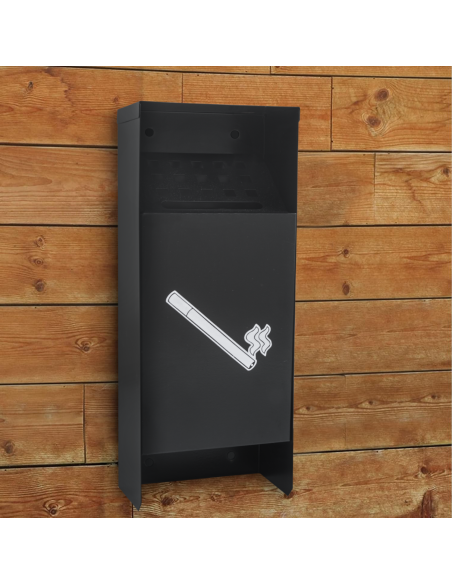 Spegni sigarette da parete Iron Grey Art. 810.A 14X8X34 cm posacenere