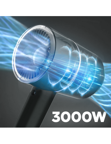 Phon Asciugacapelli Portatile da Viaggio 3000W...