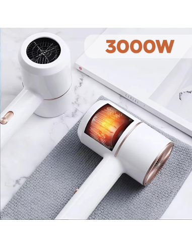 Phon Asciugacapelli Portatile da Viaggio 3000W...