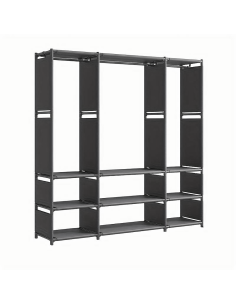 Armadio Guardaroba in Tessuto Scaffale Campeggio 9...
