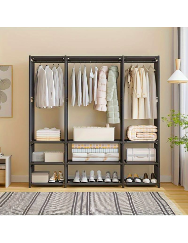 Armadio Guardaroba in Tessuto Scaffale...