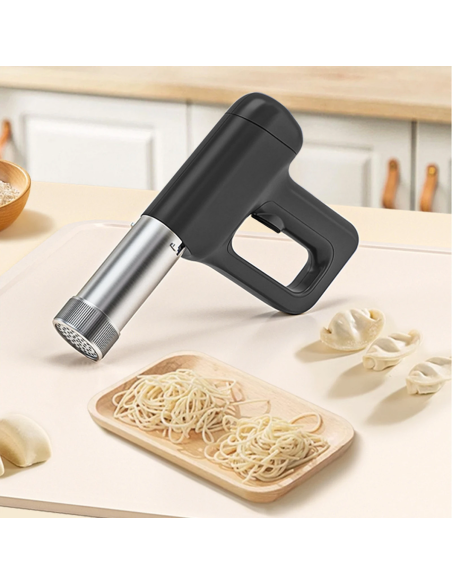 Macchina Portatile per Pasta Fresca Elettrica Cordless in Acciaio Inox 5 Stampi