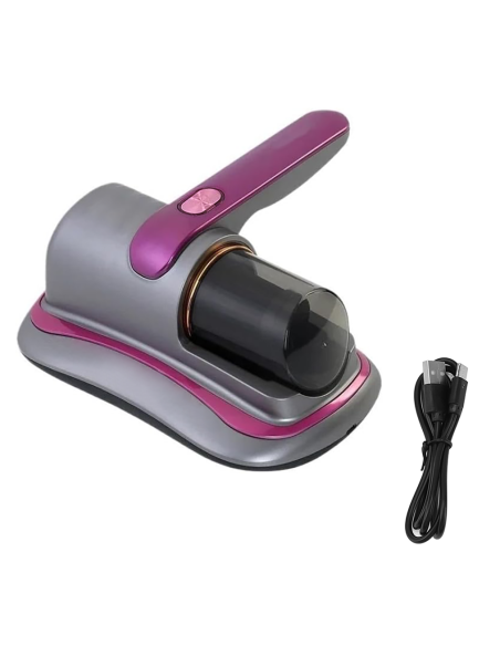 Aspirapolvere da Letto Senza Fili 100W Ricaricabile Portatile Filtro e Luce UV