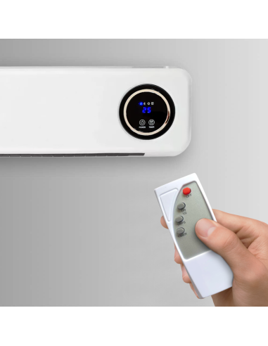 Termoventilatore a Parete Stufa Elettrica 2000W...