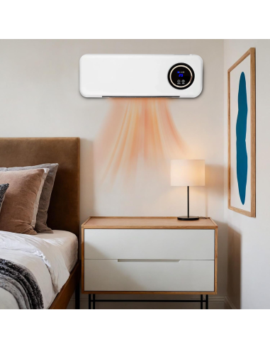 Termoventilatore a Parete Stufa Elettrica 2000W...