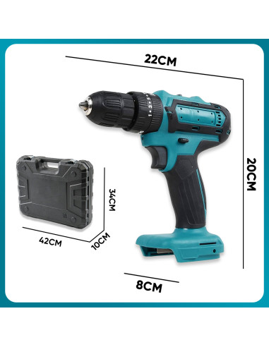 Trapano Avvitatore Doppia Batteria 21V...