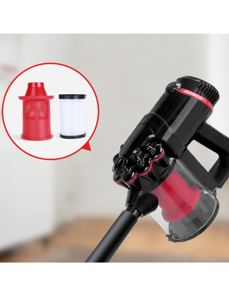 Aspirapolvere Ciclonico 1000W 3 in 1 Scopa Elettrica con Filtro HEPA e Filo