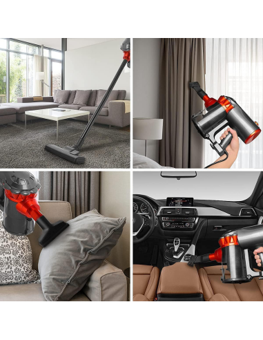 Aspirapolvere Ciclonico 1000W 3 in 1 Scopa...
