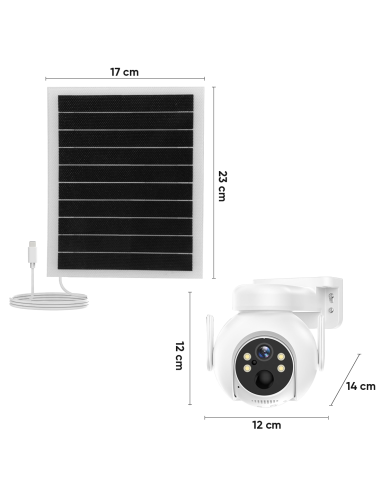 Telecamera Videosorveglianza Ricarica Solare...