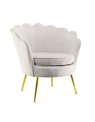 Poltrona Schienale a Conchiglia VENERE in...