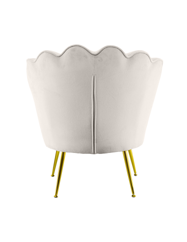 Poltrona Schienale a Conchiglia VENERE in...