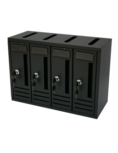 Cassetta condominiale Iron Art. 900.4 Verticale Dumas 4 posti 43x18x30cm