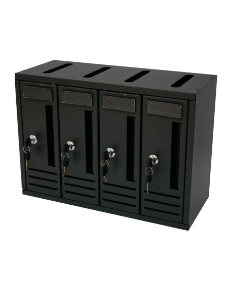 Cassetta condominiale Iron Art. 900.4 Verticale Dumas 4 posti 43x18x30cm