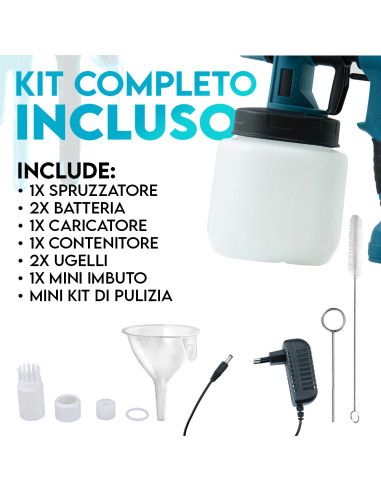 Spruzzatore Doppia Batteria 48V Wireless...