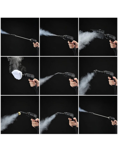 Pulitore a Vapore Portatile Multiuso 1600ml...