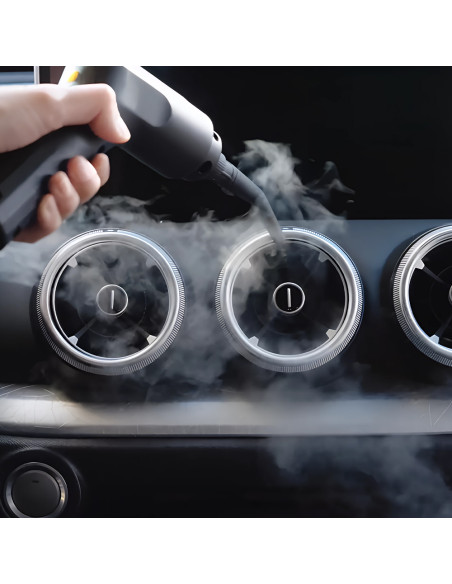 Pulitore a Vapore Portatile Multiuso 1600ml Alta Pressione Uso Domestico e Auto