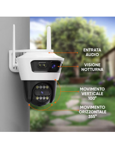 Telecamera Wi-Fi di Videosorveglianza Controllo Remoto... 2