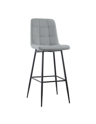 Set 4 Sgabelli in Velluto VELVETTE Struttura...