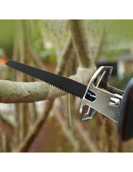 Sega Alternativa Doppia Batteria 48V Ricaricabile 4 Lame Potatura Legno Metallo