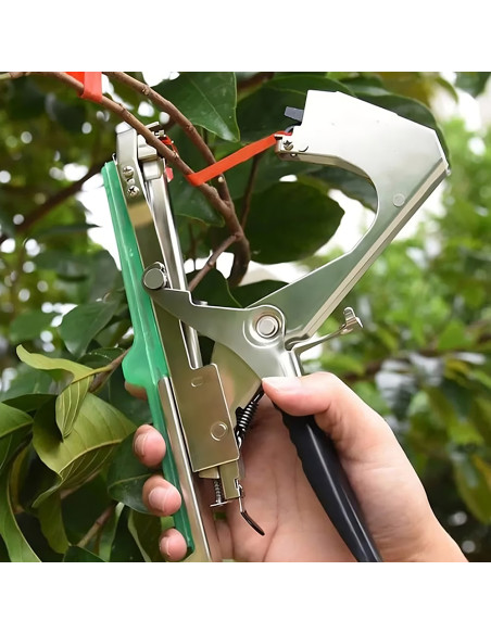 Pinza Legatrice Manuale a Nastro per Piante Spillatrice Giardinaggio e Vigneti