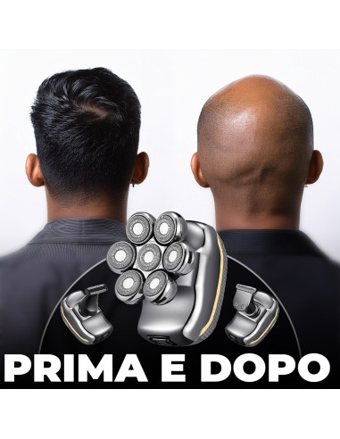 Rasoio Elettrico Uomo Ricaricabile Impermeabile...