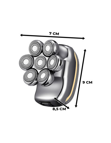 Rasoio Elettrico Uomo Ricaricabile Impermeabile...