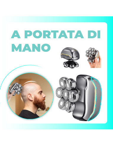 Rasoio Elettrico Uomo Ricaricabile Impermeabile...