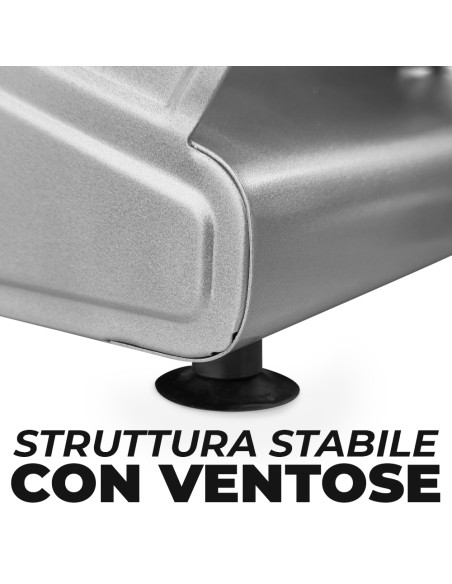 Affettatrice Elettrica Erice 150W Spessore Regolabile Lama in Acciaio 22cm