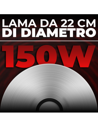 Affettatrice Elettrica Erice 150W Spessore...