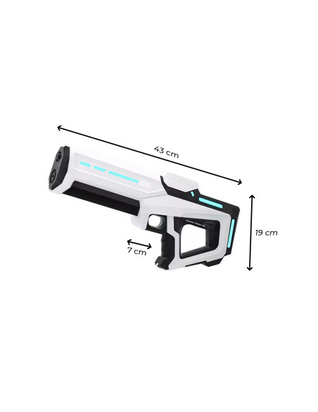 Pistola Elettrica ad Acqua Automatica Batteria Ricaricabile Lunga Distanza 10mt