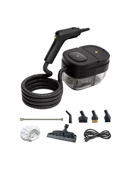 Pulitore a Vapore Portatile Multiuso 1600ml Alta Pressione Uso Domestico e Auto