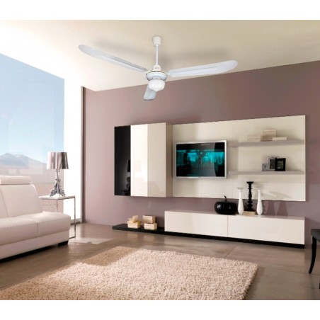 VECRD30L Ventilatore da soffitto DCG 3 pale in metallo con luce tre velocità
