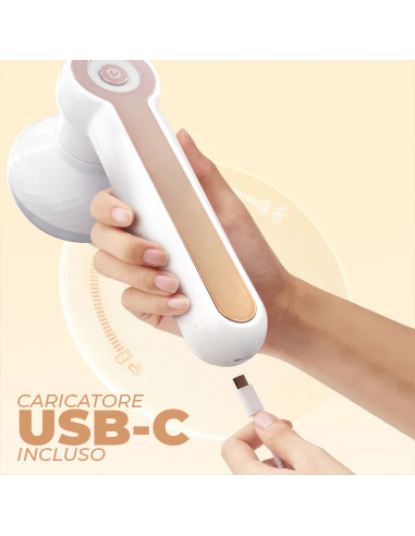 Mini Ferro da Stiro Ricaricabile 2 in 1...