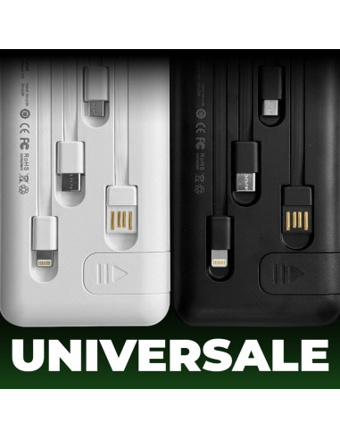 Power Bank 20000mAh Caricabatterie Rapido...